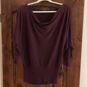 LAMADE top with dolman sleeve & off shoulder S